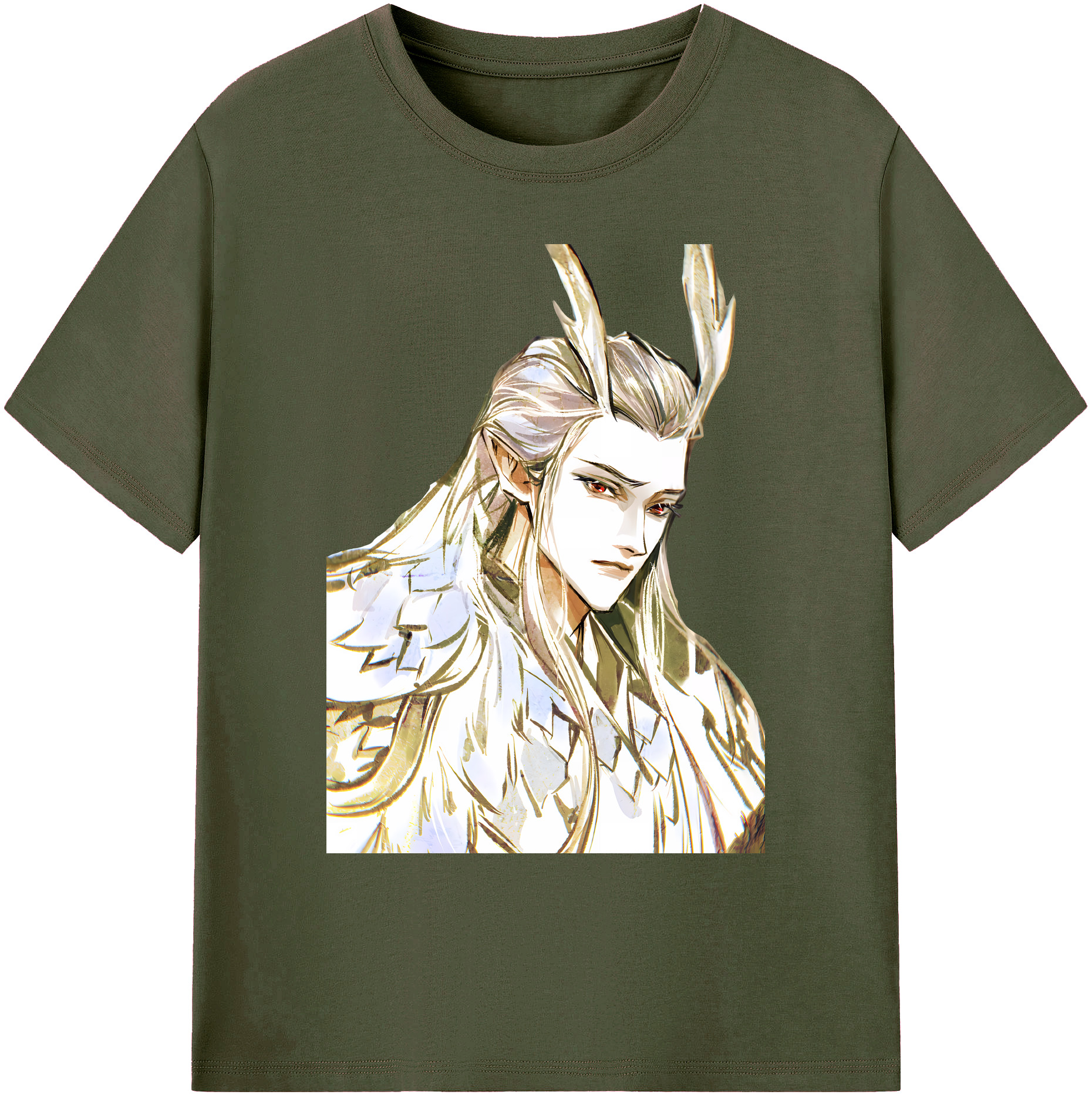 （画像用） Ne Zha 2 ナタ 魔童の大暴れ 綿100％ メンズ半袖Tシャツ｜肌触りやわらか＆通気性